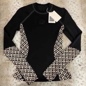 NWT Marine Serre Moon Print Checkered Top